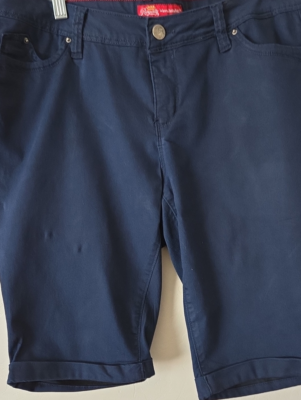 Royalty For Me Navy Blue Men’s Jean Shorts